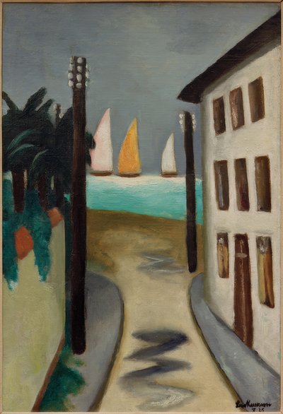 Litet landskap. Viareggio av Max Beckmann