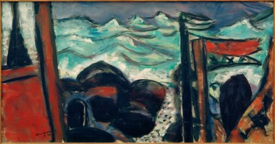 Litet stormigt hav av Max Beckmann