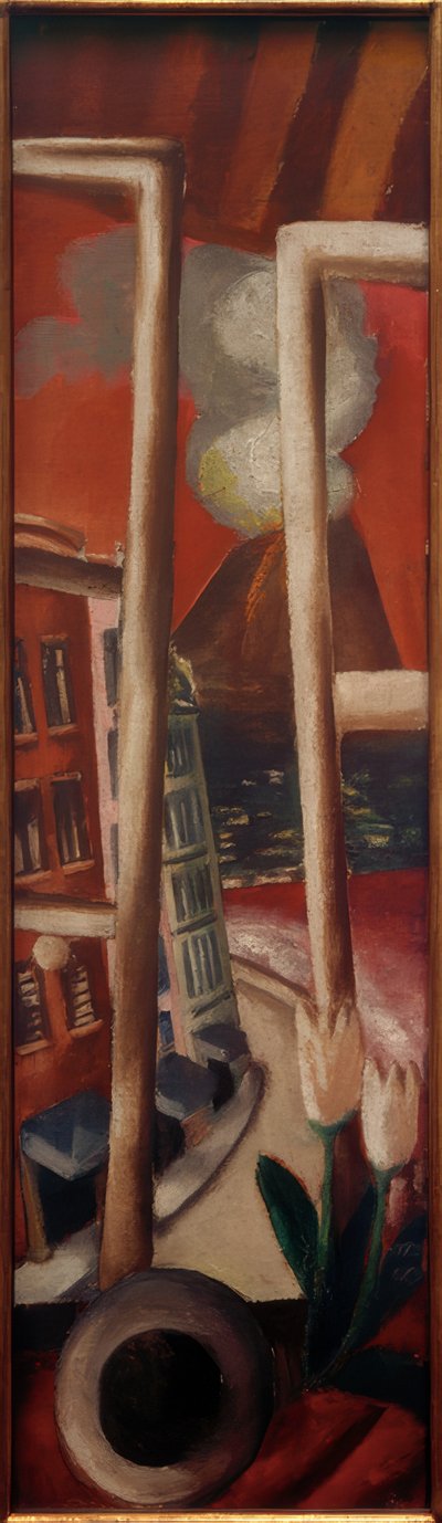 Landskap med Vesuvius av Max Beckmann