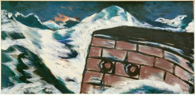 Landning kaj i en storm av Max Beckmann