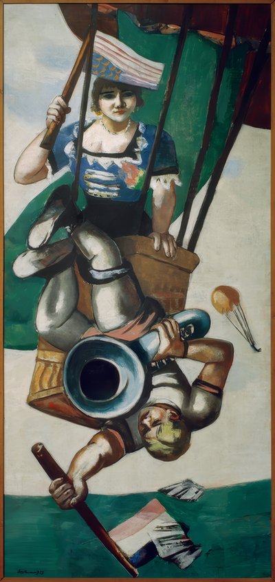 Aerialists av Max Beckmann