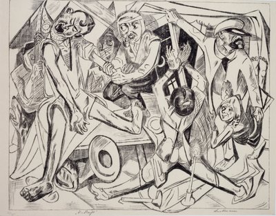 マレパトルス、Max Beckmann (1884-1950) 作、リトグラフ。 ドイツ、20 世紀、スウェーデン av Max Beckmann