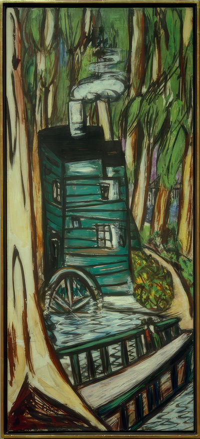 Bruk i Eucalyptus Forest (Mills College) av Max Beckmann