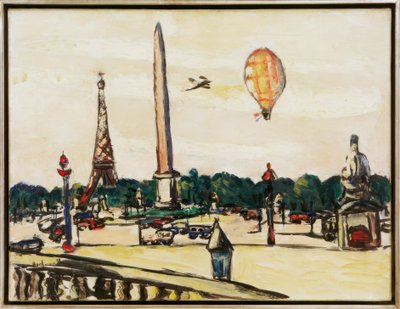 Place de la Concorde vid Tag av Max Beckmann