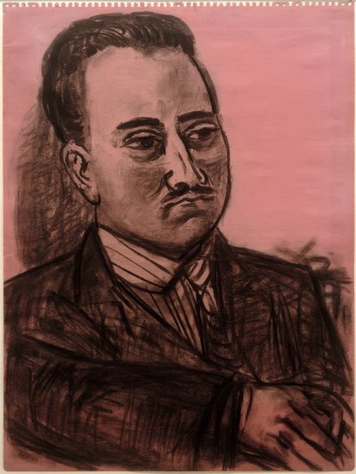 Porträtt av Kenneth E. Hudson av Max Beckmann