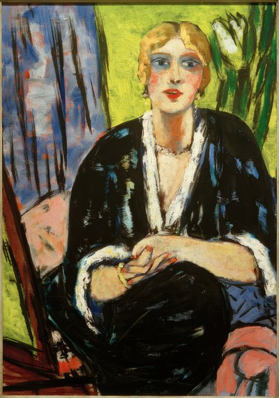 Porträtt av Lilly von Schnitzler av Max Beckmann