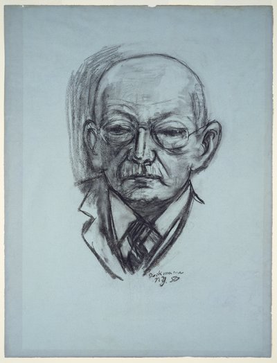 Porträtt av Georg Swarzenski av Max Beckmann