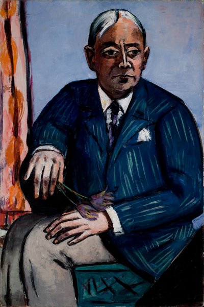 Porträtt av Ludwig Berger av Max Beckmann
