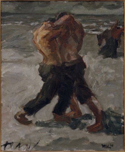 Rivalen: Ringerpaar av Max Beckmann
