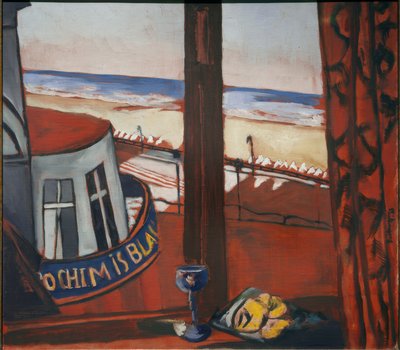 Scheveningen, fem på morgonen av Max Beckmann