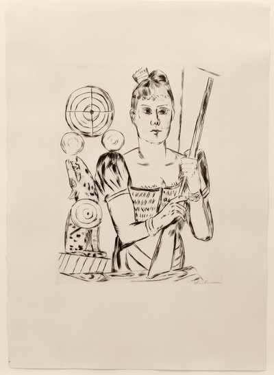 Skjutbana av Max Beckmann