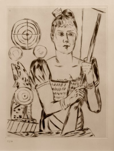 Skjutbana av Max Beckmann