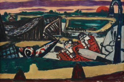 Schiphol av Max Beckmann