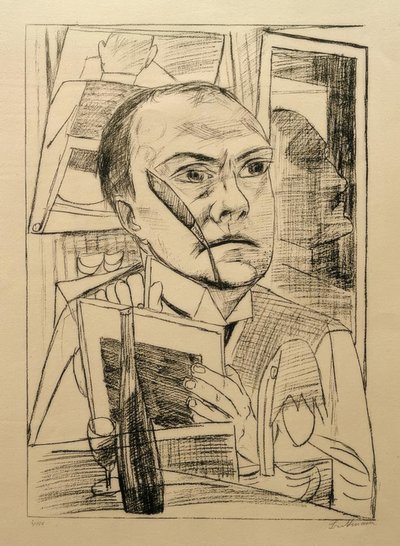 Även på hotellet av Max Beckmann