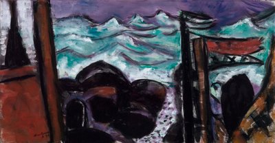 Litet stormigt hav av Max Beckmann
