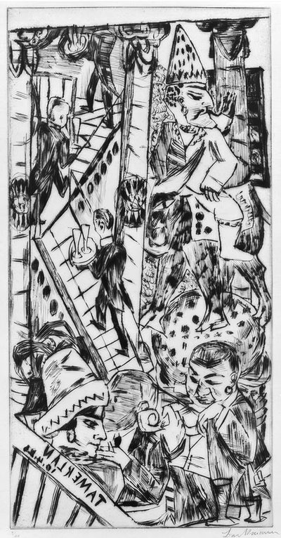 Tamerlane av Max Beckmann
