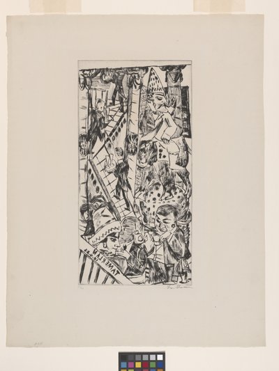 Tamerlan av Max Beckmann