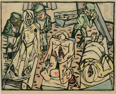 Totenhaus av Max Beckmann