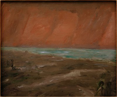 Dyster kväll vid havet av Max Beckmann