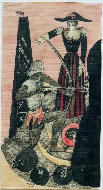 Venus och Mars av Max Beckmann