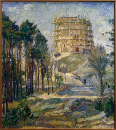 Vattentorn i Hermsdorf av Max Beckmann