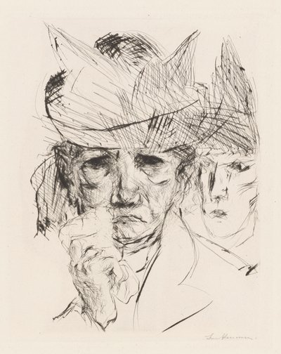 Gråtande kvinna av Max Beckmann