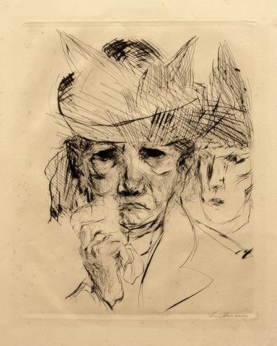 Gråtande kvinna av Max Beckmann