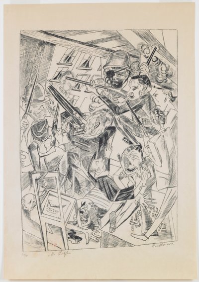 skylt 10: The Last Ones av Max Beckmann