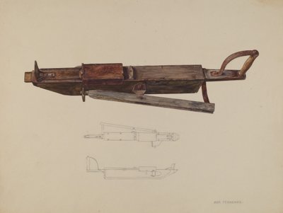 Majsplanterare, ca. 1938. av Max Fernekes