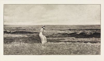 Vid havet (Intermezzi, opus IV, blad 2) av Max Klinger