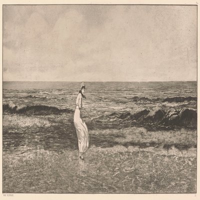 Vid havet. av Max Klinger