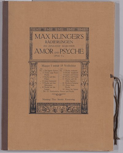 Amor och psyke [Opus Va] av Max Klinger
