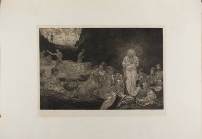 Christ and the Women Sinners, tallrik tretton från A Life av Max Klinger