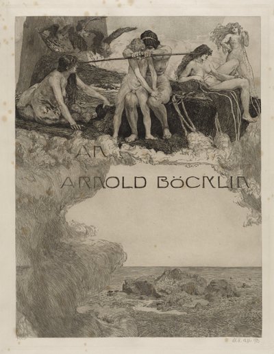 Dedikation (Widmung) av Max Klinger