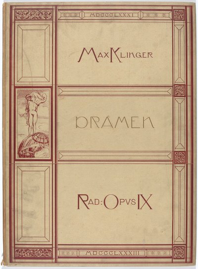 Dramer: VI-motiv i X-ark. Etsningar Opus IX av Max Klinger