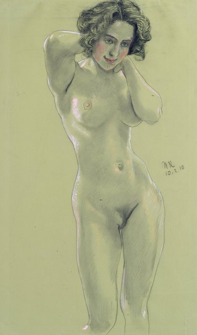 Female Nude av Max Klinger