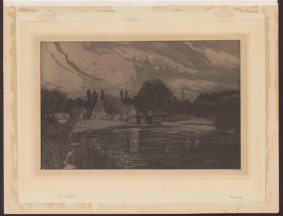 Månnatt, blad 3 op. VII av Max Klinger