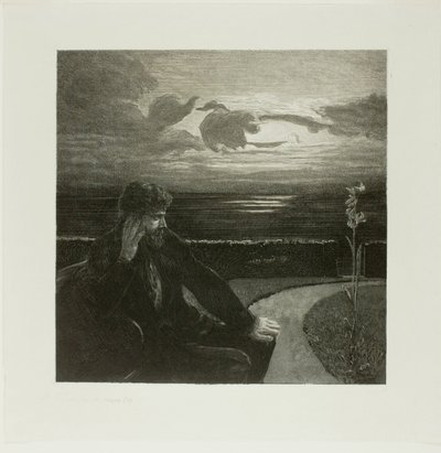 Night, från On Death Del I av Max Klinger