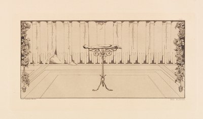 Opus VI, från Paraphrase on the Finding of a Glove, 1881. av Max Klinger