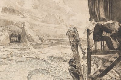 Opus XII, Brahms fantasi, 1894. av Max Klinger