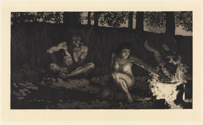 Förord II (Ett liv, opus VIII, blad 2) av Max Klinger