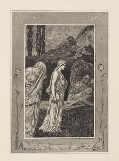 Psyke i Tartaros (Amor och Psyke, opus V, plansch 39) av Max Klinger