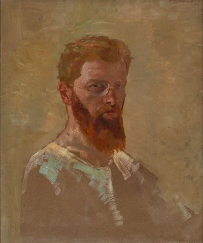 Självporträtt av Max Klinger