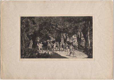 Simplicius bland soldaterna av Max Klinger