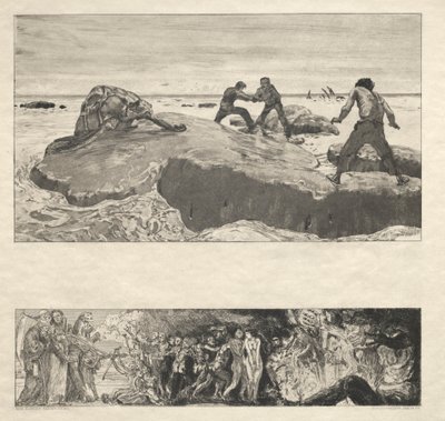 Vom Tode I, Opus II, 1889 2. av Max Klinger