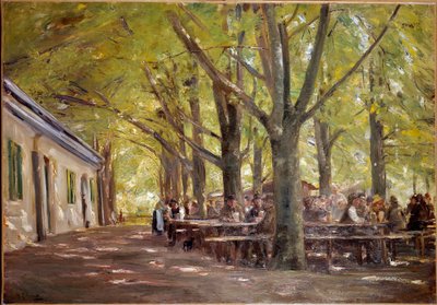 Ett lantbryggeri i Branneburg i Baviere 1893 Målning av Max Liebermann (1847-1935) 1893 Sön. 0,7x1 m Paris, Musee d