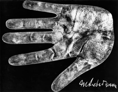 Avtryck av Max Liebermanns hand av Max Liebermann