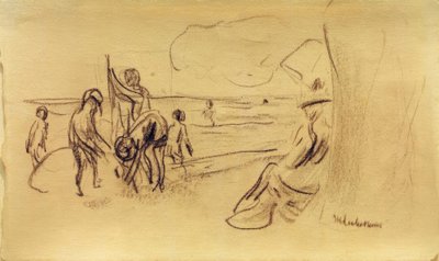 Badande pojke av Max Liebermann