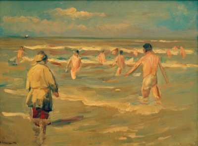 Badande pojke av Max Liebermann
