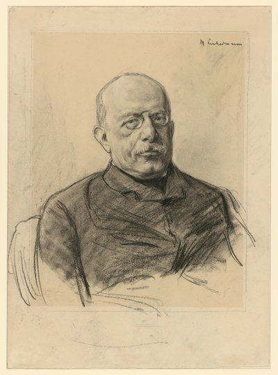 Porträtt av Friedrich Lippmann av Max Liebermann